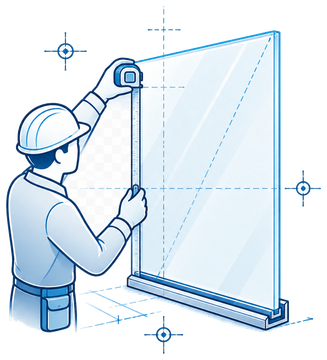 LightGate Glass precise project measurement icon
