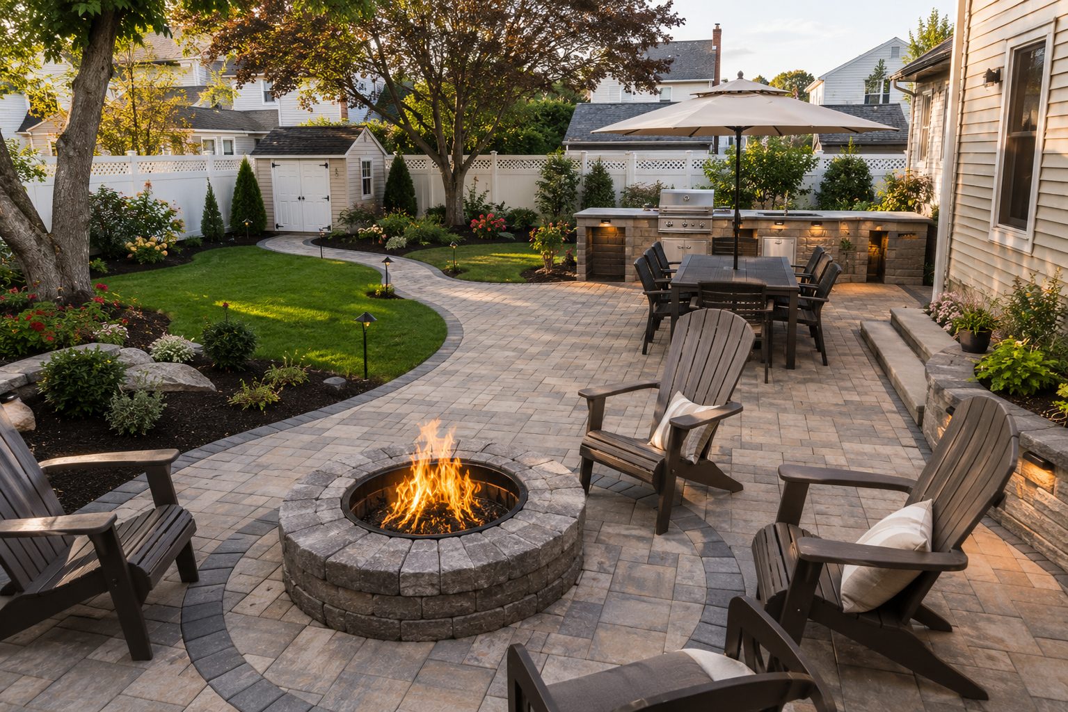 NYC Paver Patio Contractor — Backyards, Rooftops, Pool Surrounds & Outdoor Living by PaveKing in New York City