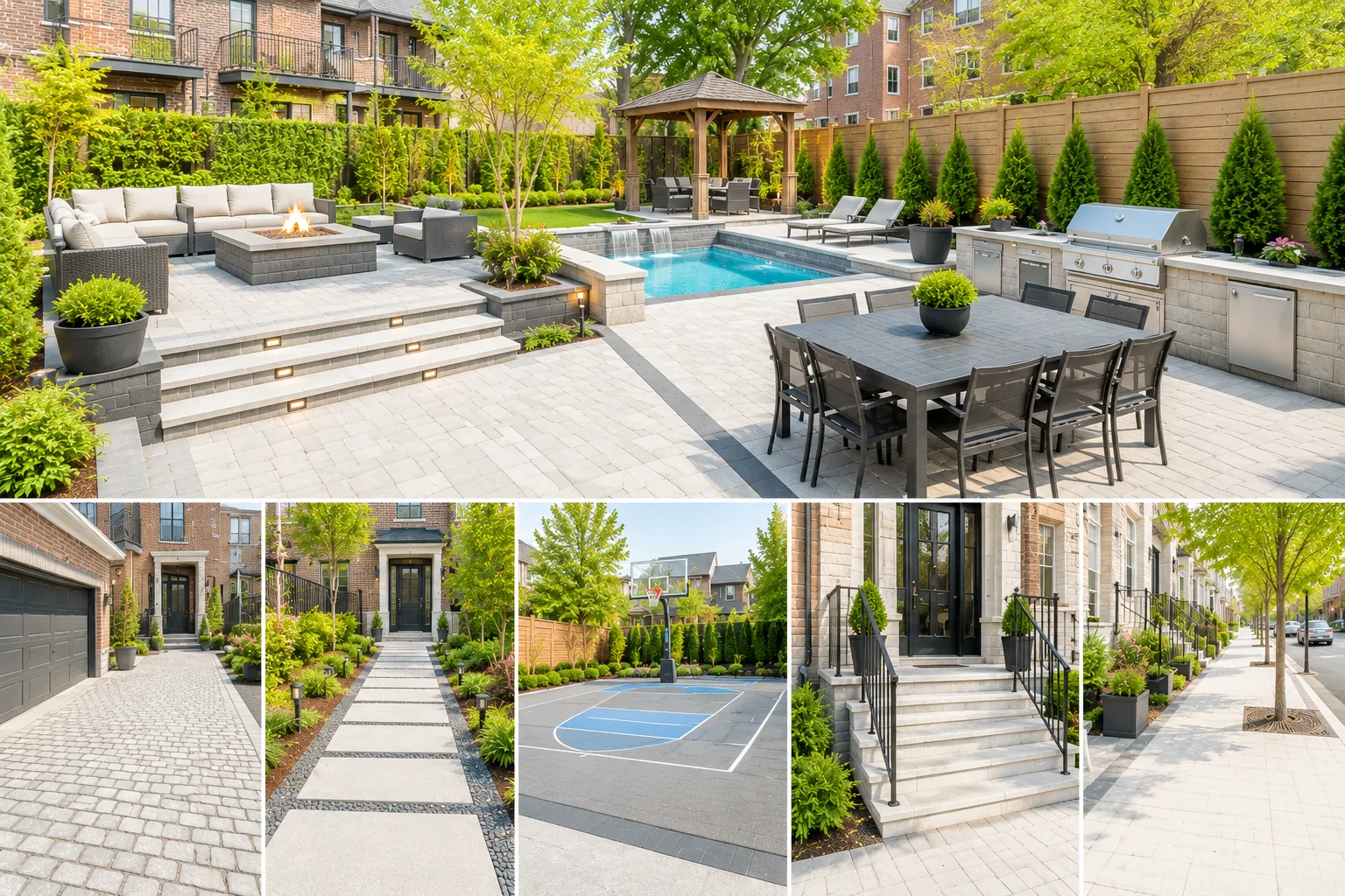 New York City five boroughs paver patio hardscape project by PaveKing